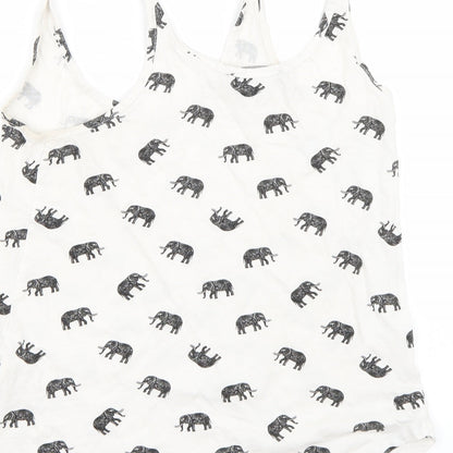 Primark Womens White   Basic Tank Size 4