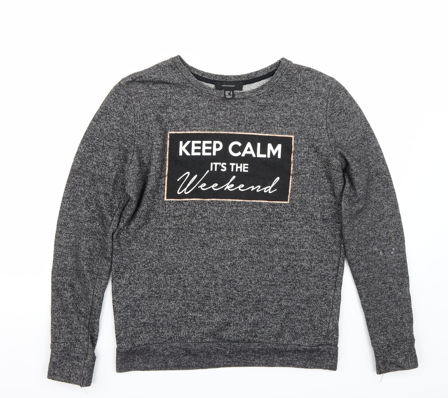 Primark Womens Grey   Pullover Jumper Size 8