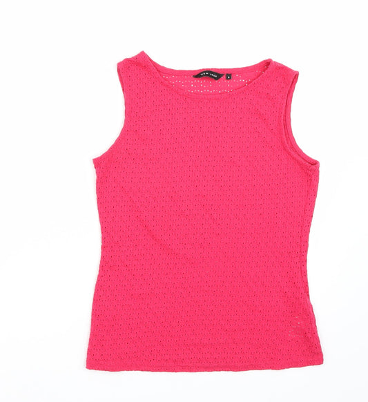 Newlook Womens Pink   Basic T-Shirt Size 8