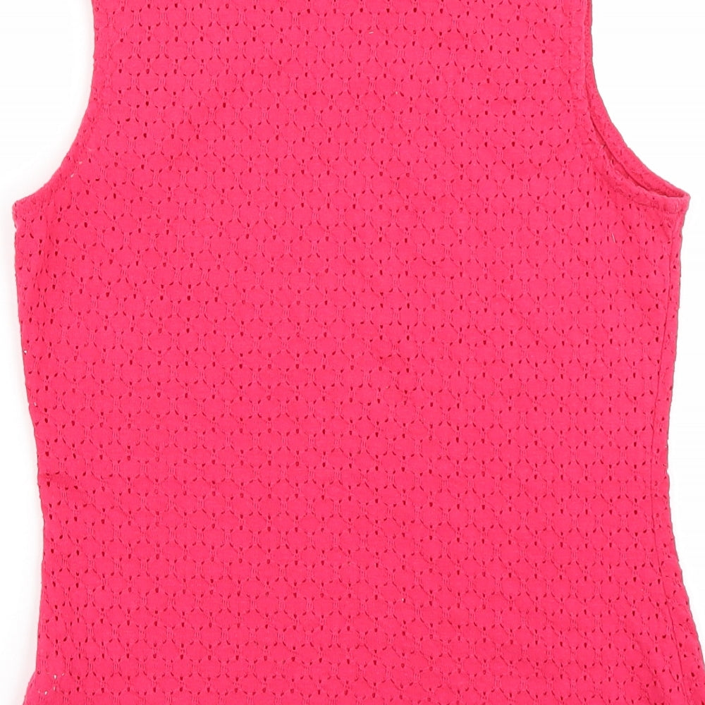 Newlook Womens Pink   Basic T-Shirt Size 8