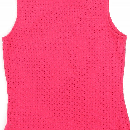 Newlook Womens Pink   Basic T-Shirt Size 8