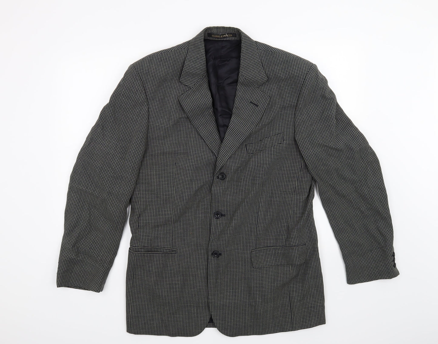 Mens UK Size 40 Marks and Spencer Blue Jacket