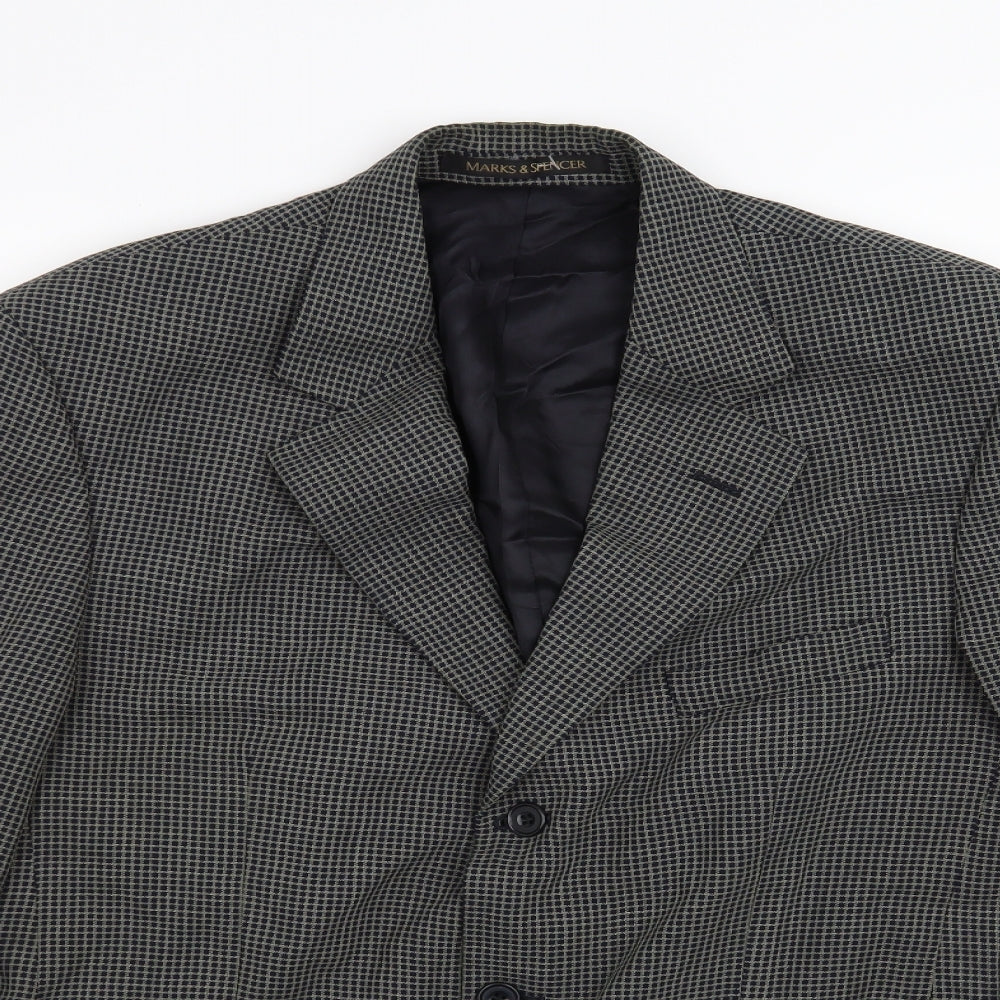 Mens UK Size 40 Marks and Spencer Blue Jacket