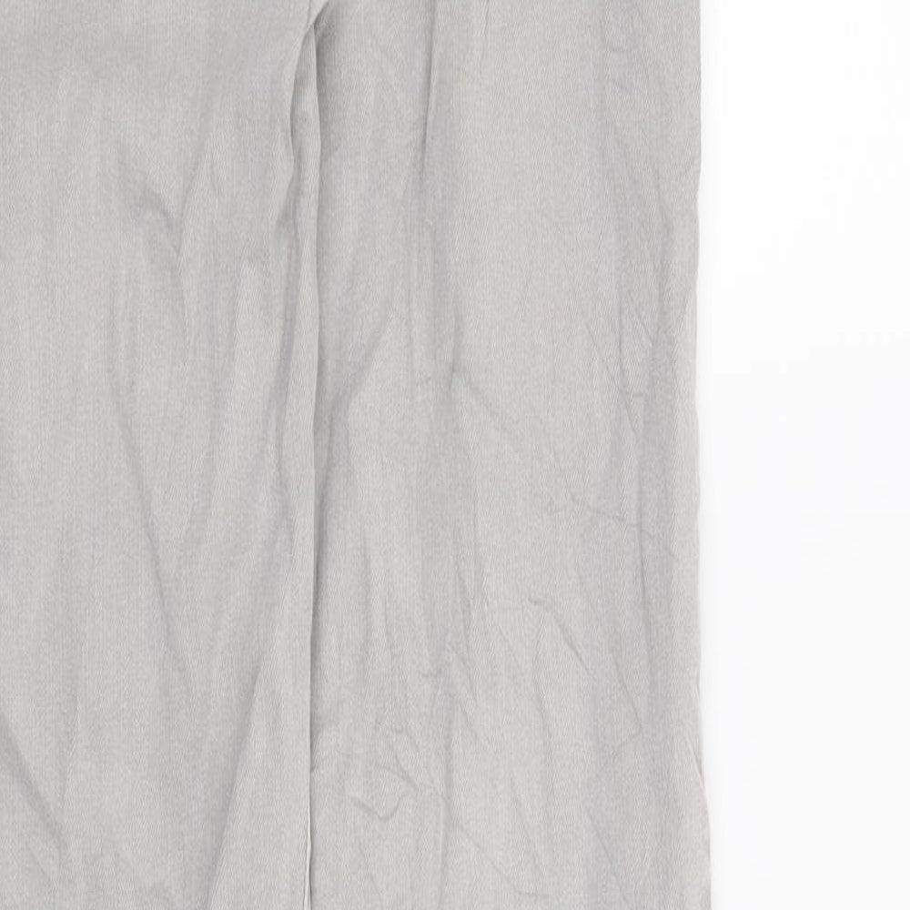 Womens UK Size 28 in Preworn Regular Fit Straight Grey Jeans