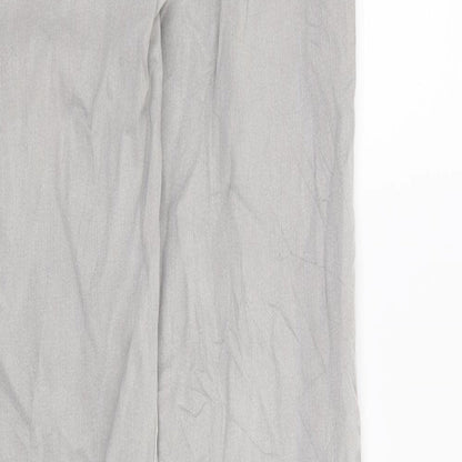Womens UK Size 28 in Preworn Regular Fit Straight Grey Jeans