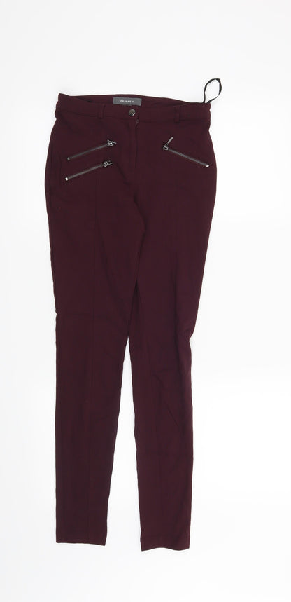 Primark Womens Red   Trousers  Size 4 L28 in