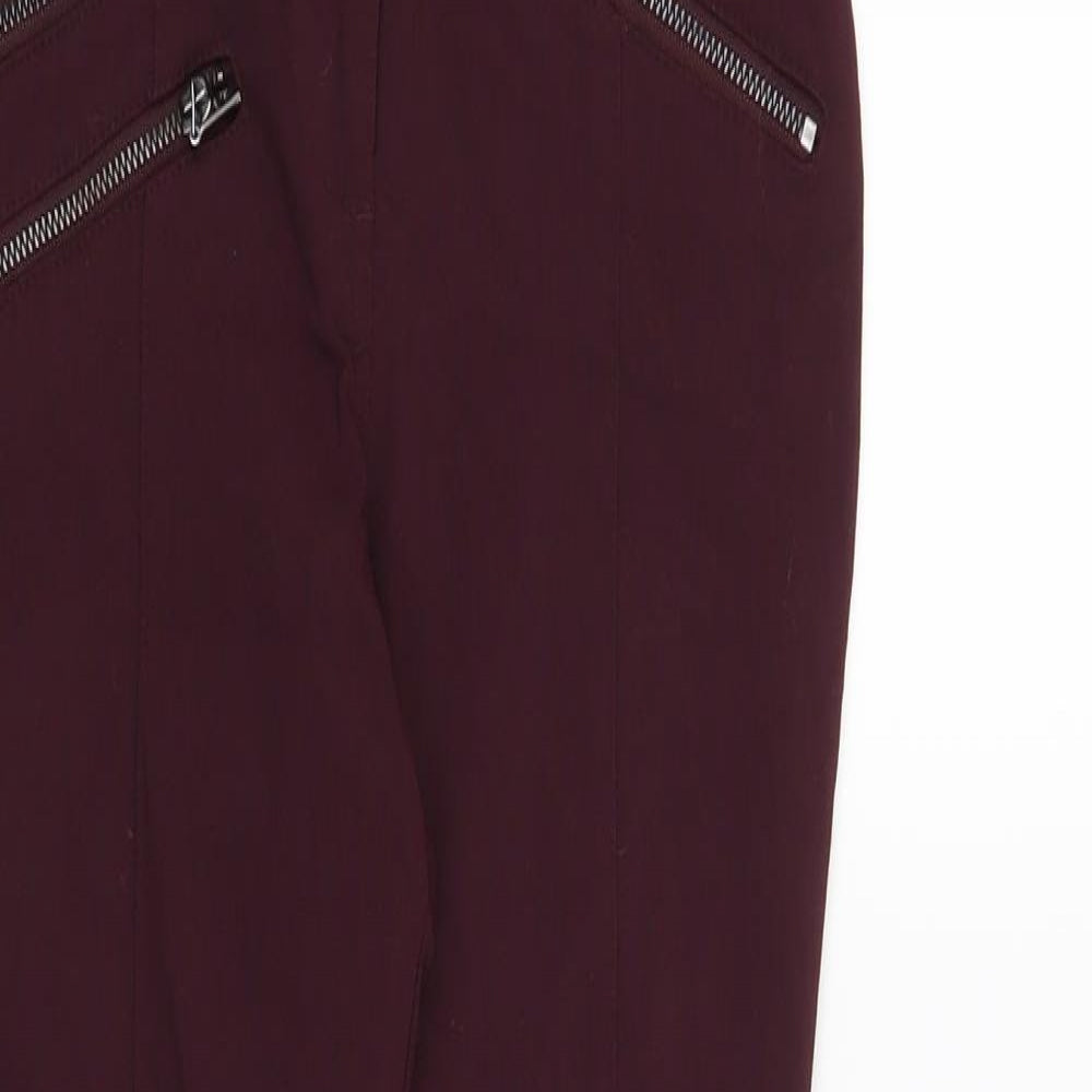 Primark Womens Red   Trousers  Size 4 L28 in