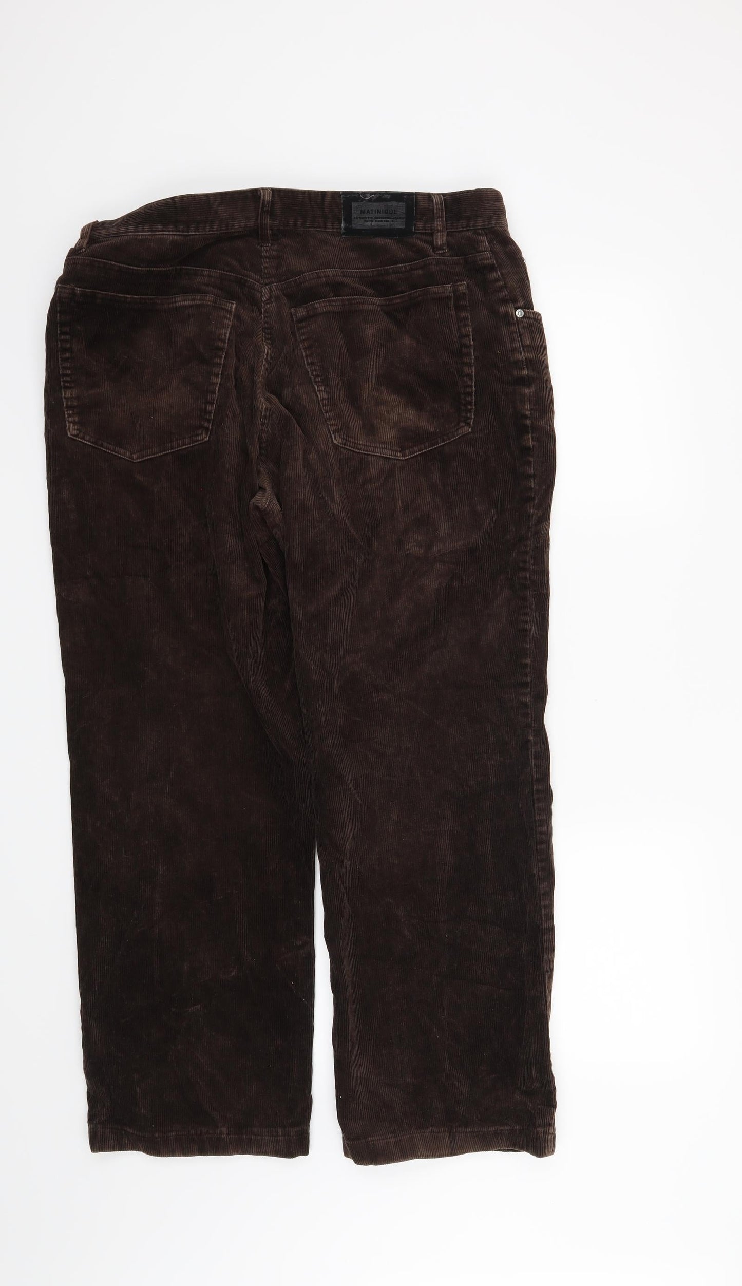 Preworn Mens Brown   Trousers  Size 35 in L27 in