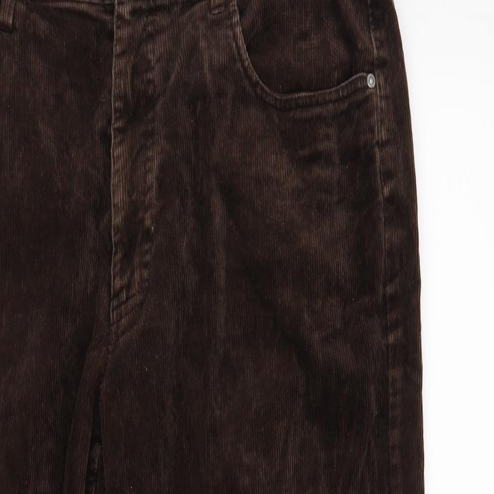 Preworn Mens Brown   Trousers  Size 35 in L27 in
