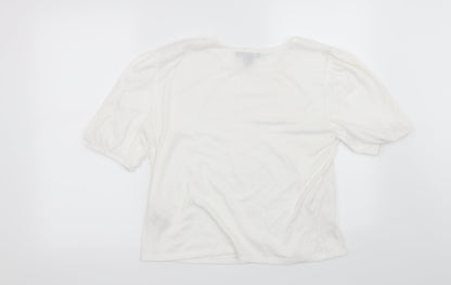 Primark Womens White   Basic Blouse Size 12