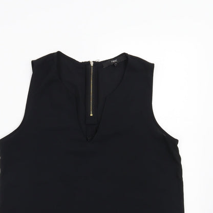 Womens UK Size 8 NEXT Black Basic Blouse
