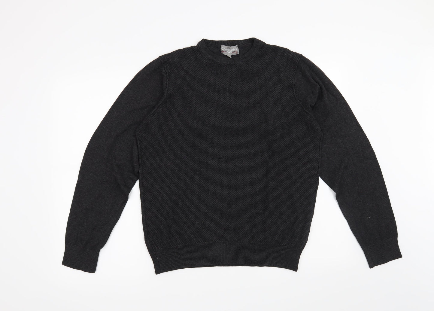 C&S Mens Grey   Pullover Jumper Size 2XL
