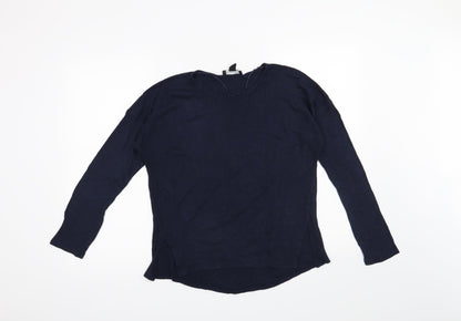 Womens UK Size 12 Atmosphere Blue Basic T-Shirt