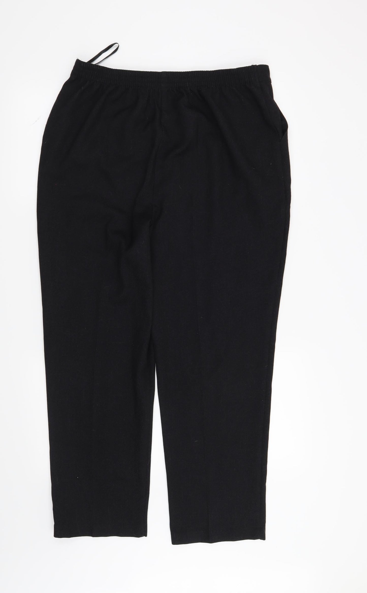 Matalan Womens Black   Trousers  Size 14 L28 in