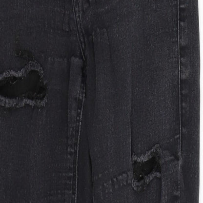 Topshop Womens Black  Denim Jegging Jeans Size 25 in L26 in
