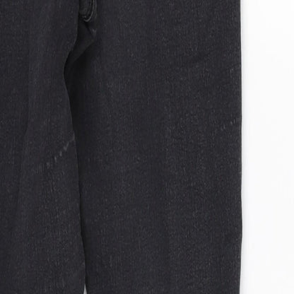 Topshop Womens Black  Denim Jegging Jeans Size 25 in L26 in