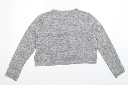 Boohoo Womens Grey   Pullover Jumper Size L