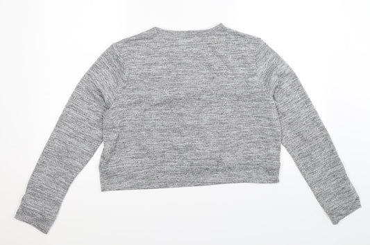 Boohoo Womens Grey   Pullover Jumper Size L