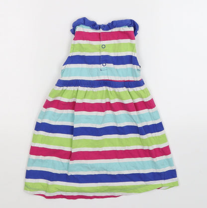 Charanga Girls Multicoloured Striped  Fit & Flare  Size 2-3 Years