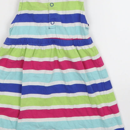 Charanga Girls Multicoloured Striped  Fit & Flare  Size 2-3 Years