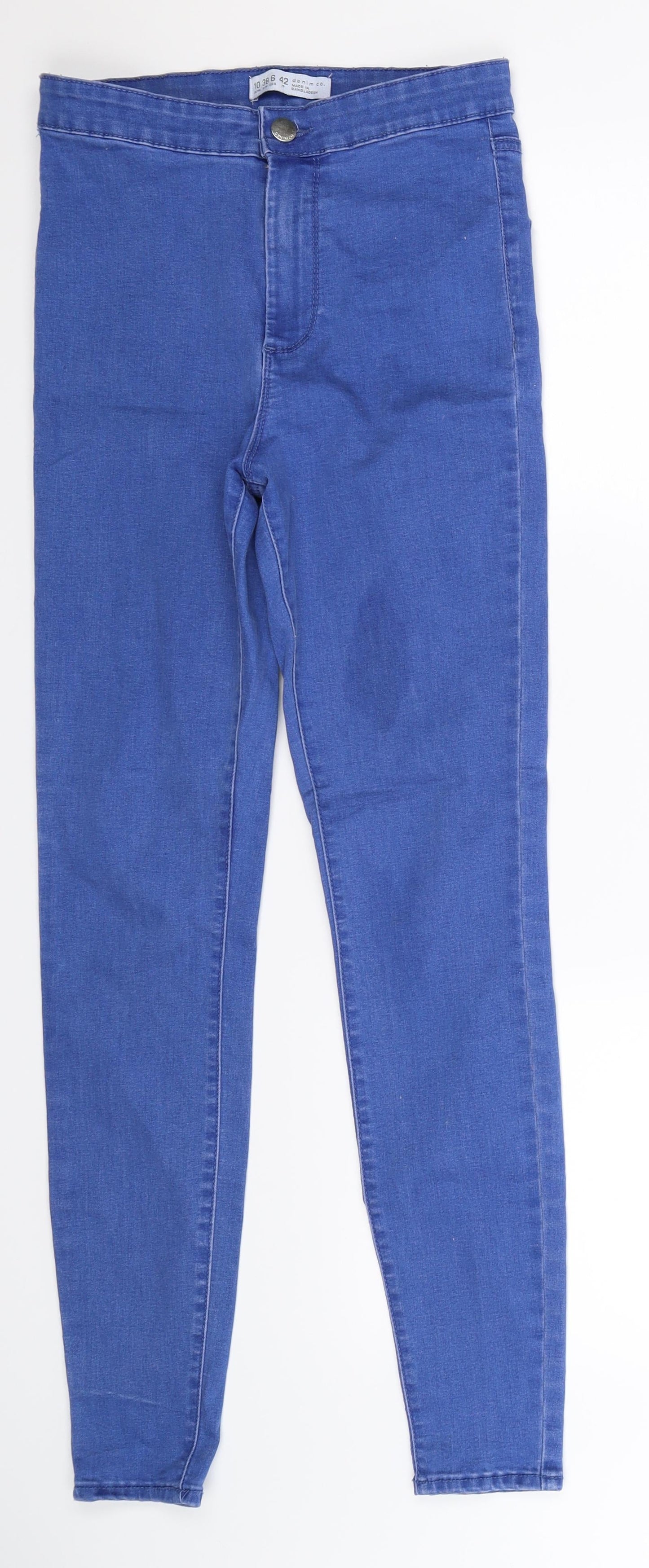 Denim Co Womens Blue  Denim Jegging Jeans Size 10 L28 in