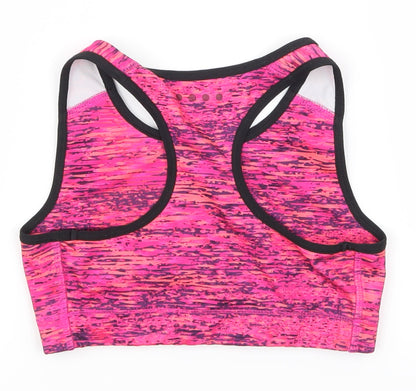 Souluxe Girls Pink Colourblock  Basic Tank Size 10-11 Years