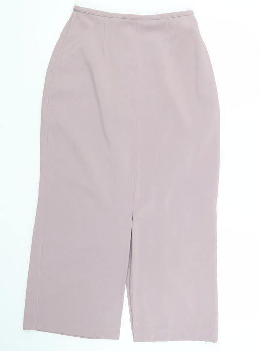 Womens UK Size 12 AMARANTO Regular Pink Suit Skirt
