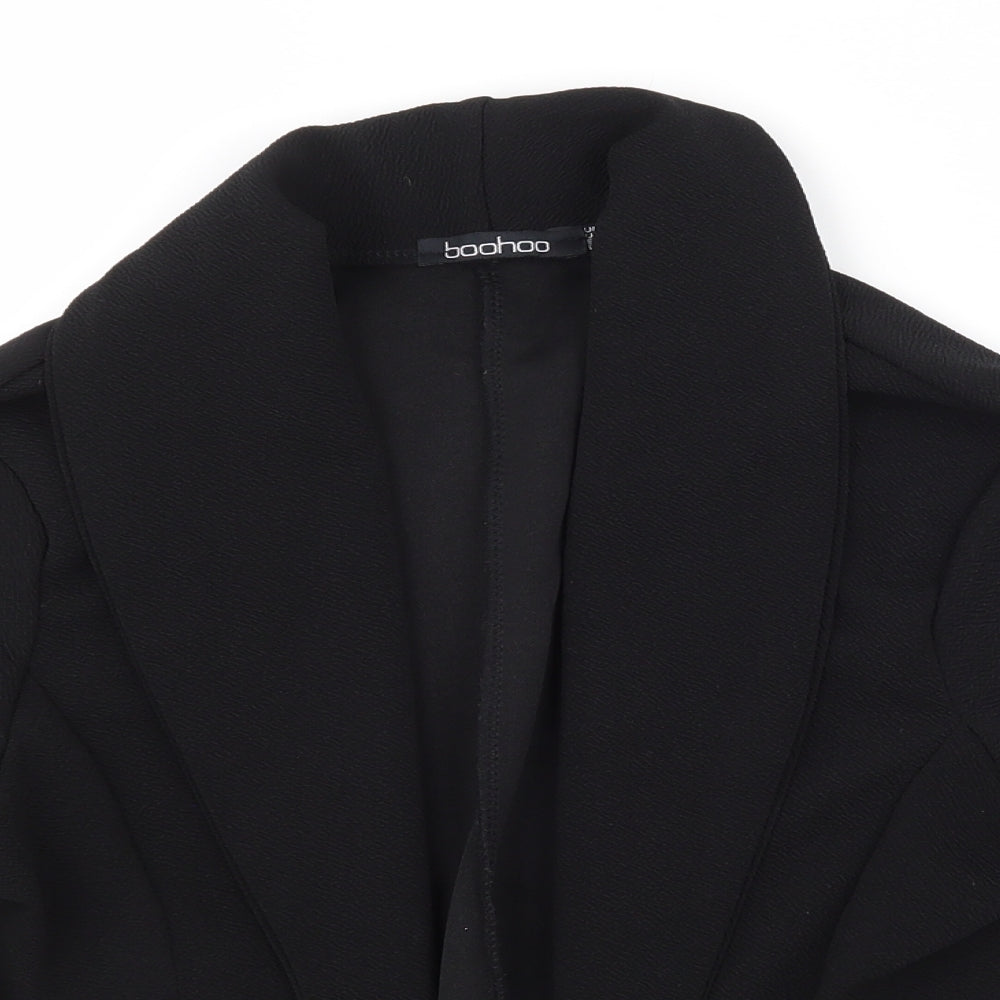 Womens UK Size 12 Boohoo Black 3-in-1 Jacket