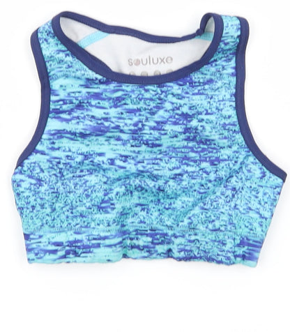 Souluxe Girls Blue   Basic Tank Size 4-5 Years