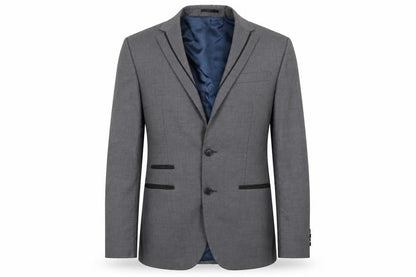 Mens UK Size 34 River Island Regular Grey Suit Jacket