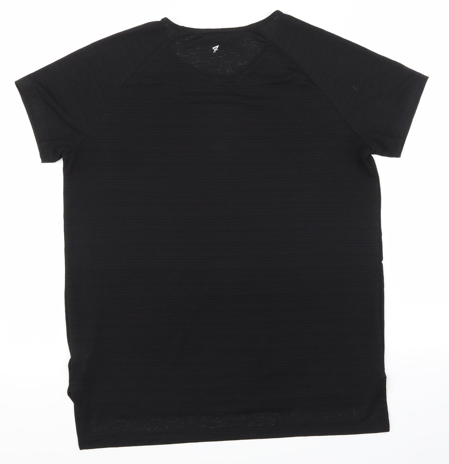 Womens UK Size 10 workout Black Basic T-Shirt
