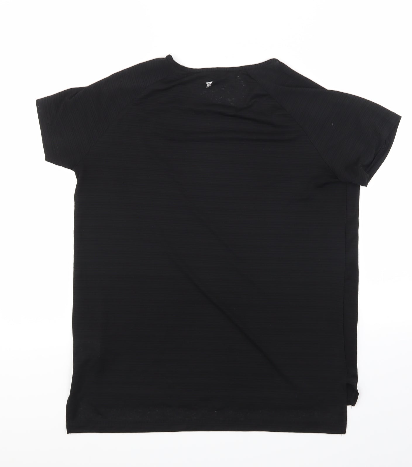 Womens UK Size 10 workout Black Basic T-Shirt