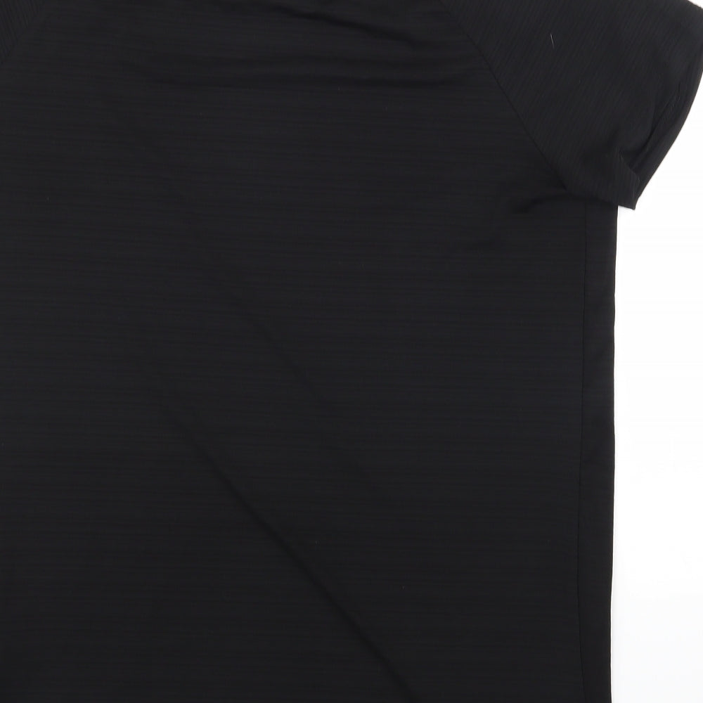 Womens UK Size 10 workout Black Basic T-Shirt