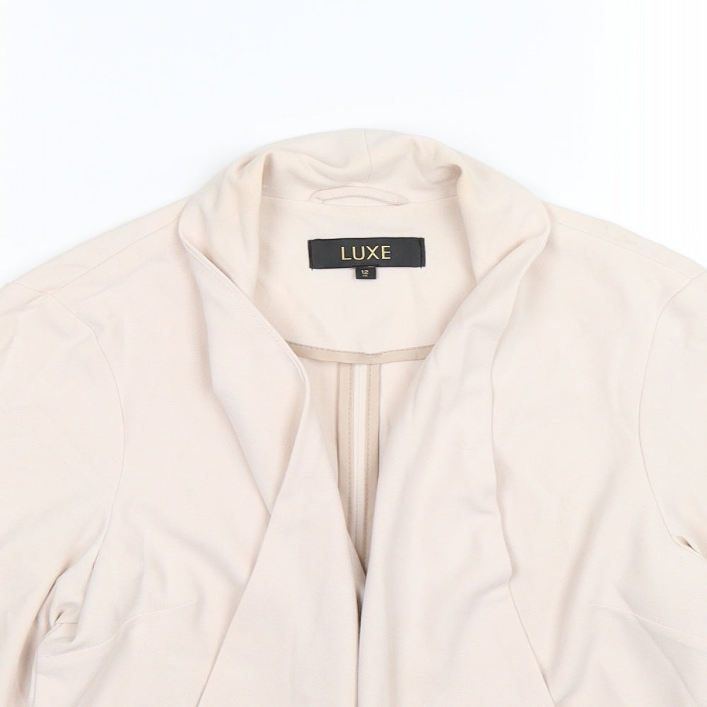 Womens UK Size 12 Dorothy Perkins Beige Jacket