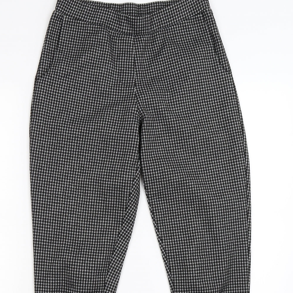 Womens UK Size 8 Dorothy Perkins Regular Fit Capri Black Trousers