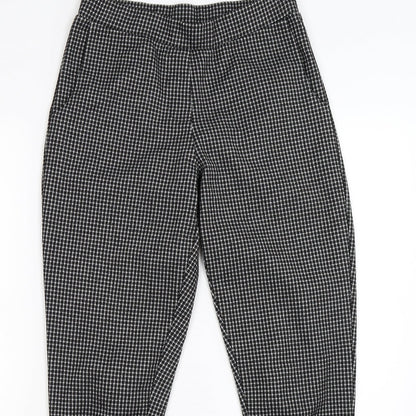Womens UK Size 8 Dorothy Perkins Regular Fit Capri Black Trousers