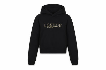Closure London Girls Black   Pullover Hoodie Size 13-14 Years