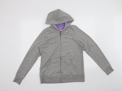 rinkratz Womens Grey   Full Zip Hoodie Size M