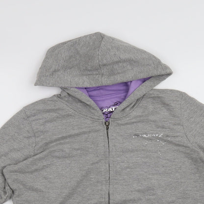 rinkratz Womens Grey   Full Zip Hoodie Size M