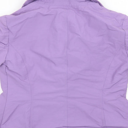 Betty Barclay Womens Purple   Jacket Coat Size M