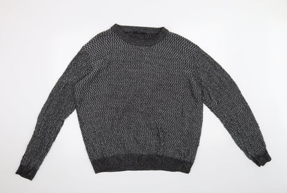 George Mens Grey   Pullover Jumper Size L