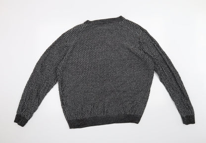 George Mens Grey   Pullover Jumper Size L