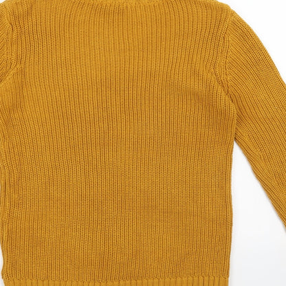 Forever 21 Womens Yellow   Pullover Jumper Size M
