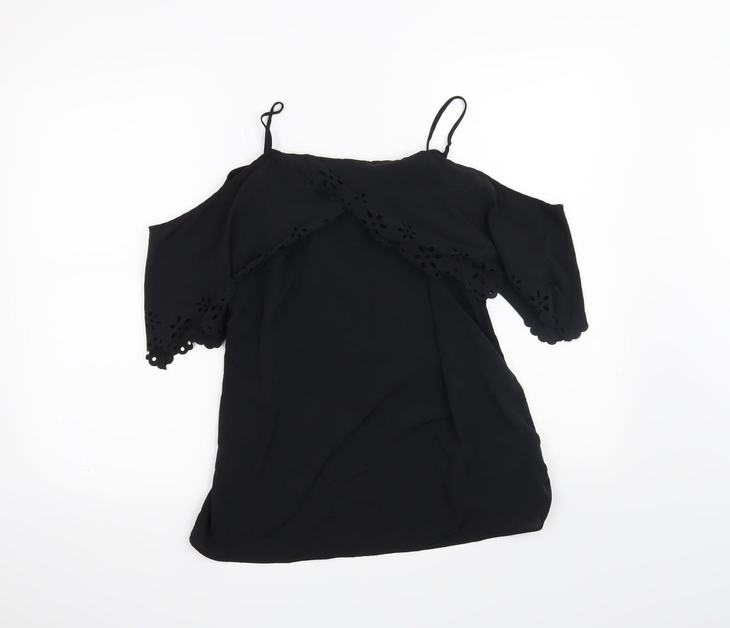 Womens UK Size 14 NEXT Black Basic Tank