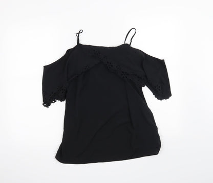 Womens UK Size 14 NEXT Black Basic Tank