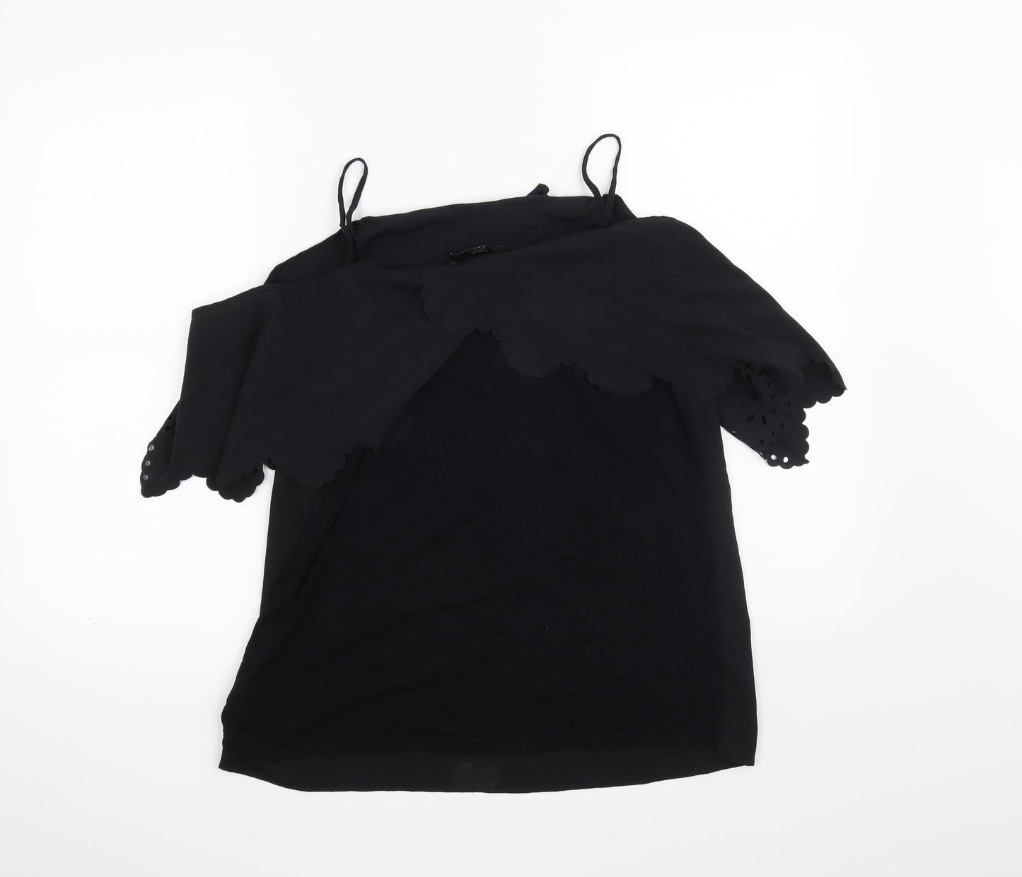 Womens UK Size 14 NEXT Black Basic Tank