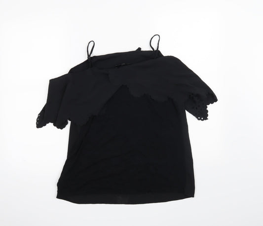 Womens UK Size 14 NEXT Black Basic Tank