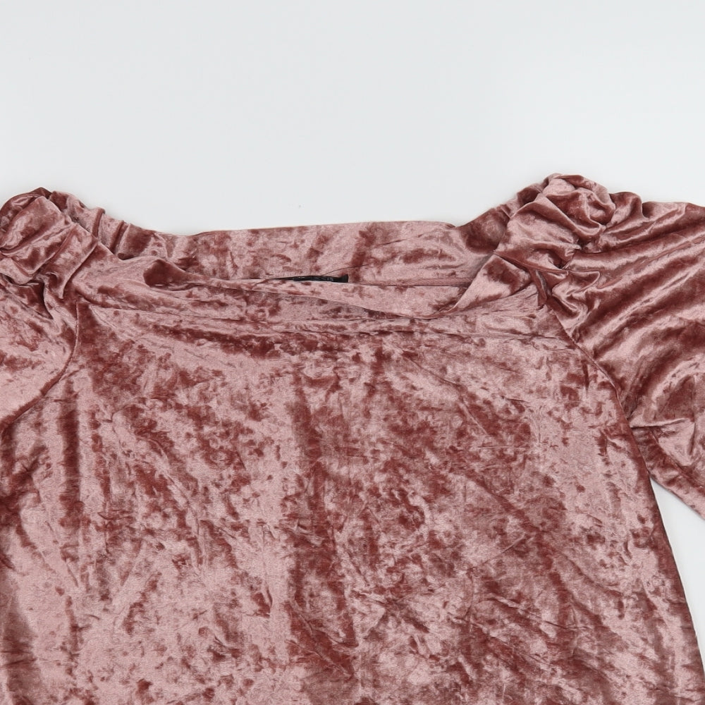 Cameo Rose Womens Pink   Basic Blouse Size 12