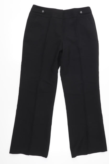 Womens UK Size 12 Atmosphere Regular Fit  Black Trousers
