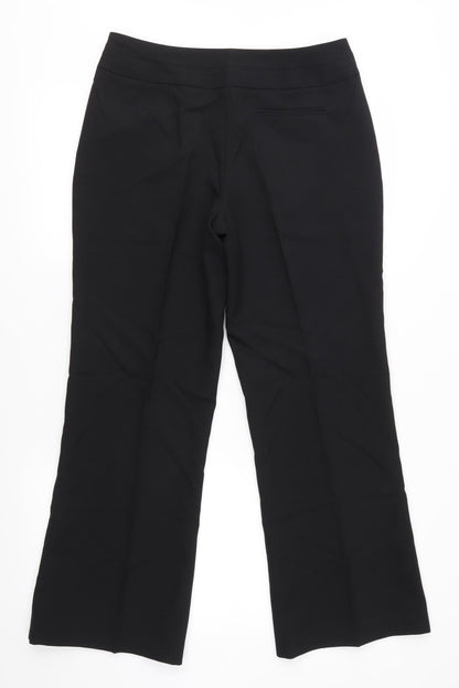 Womens UK Size 12 Atmosphere Regular Fit  Black Trousers